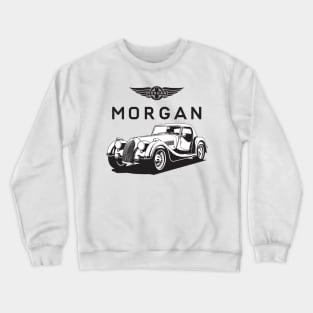 Morgan Utomotive Car Tribute  - Car Lover Design - Retro Vintage Crewneck Sweatshirt